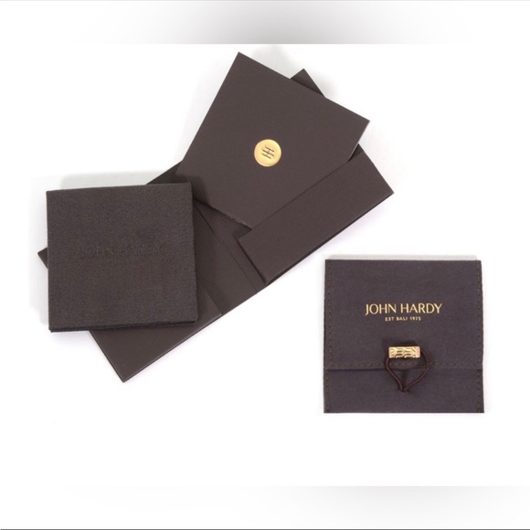 NEW $2195 John Hardy Classic Chain Wave Necklace Sterling 18K 16-18" - Picture 9 of 14